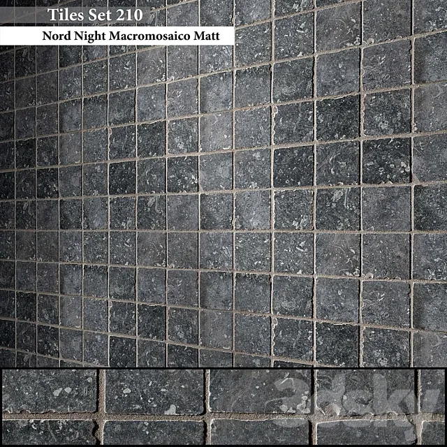 Tiles set 210 3D Model