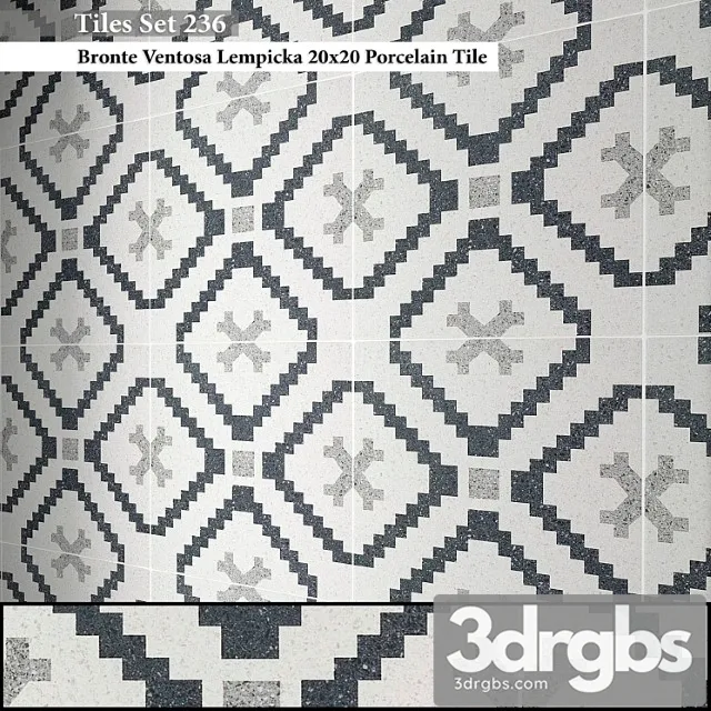 Tiles set 236 3D Model Free