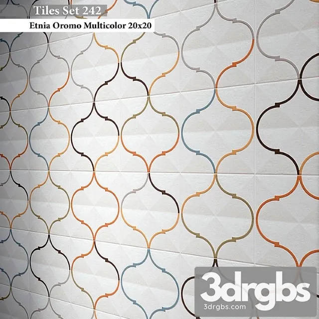 Tiles set 242 3D Model Download