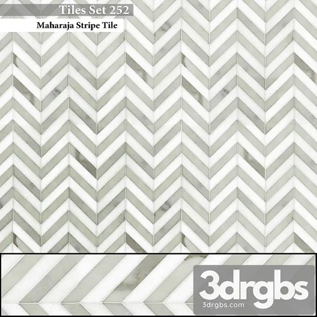 Tiles set 252 3D Model Free