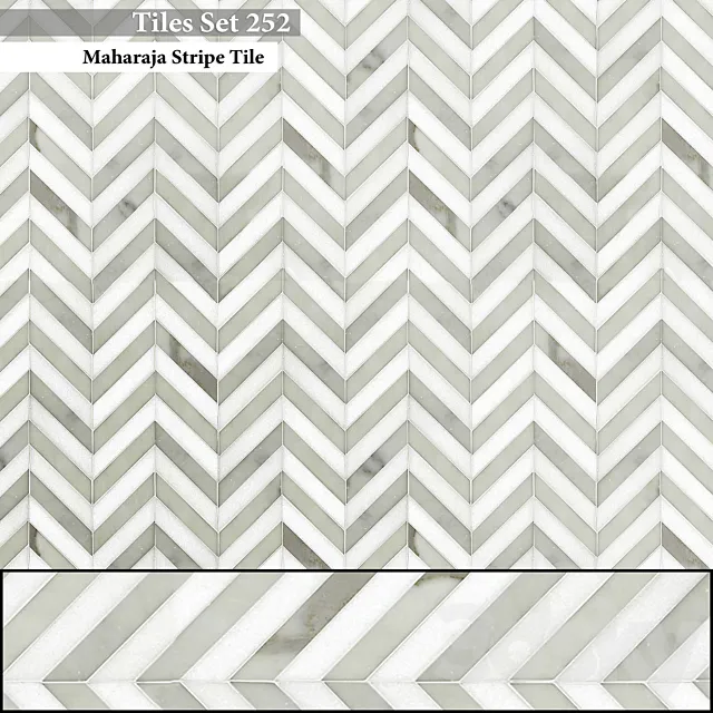 Tiles set 252 3D Model