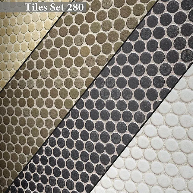 Tiles set 280 3D Model