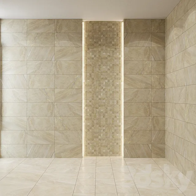 Tiles. Set 3 3D Model