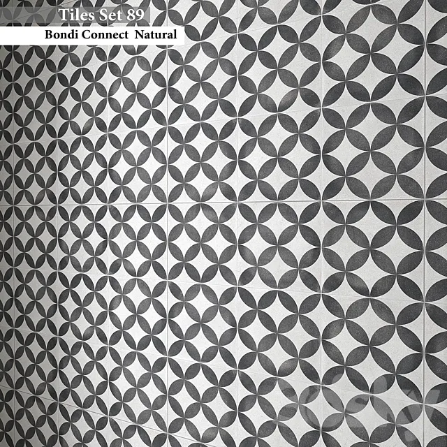 Tiles set 89 3D Model