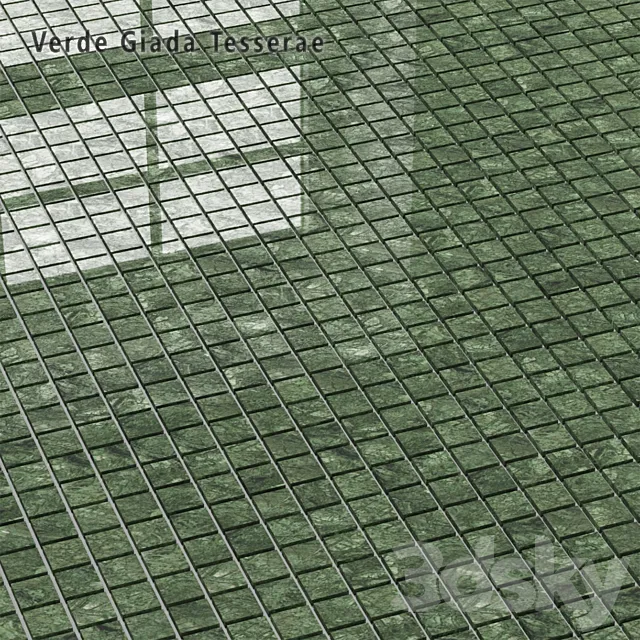 Tiles Sicis SiciStone Verde Giada Tesserae 3D Model