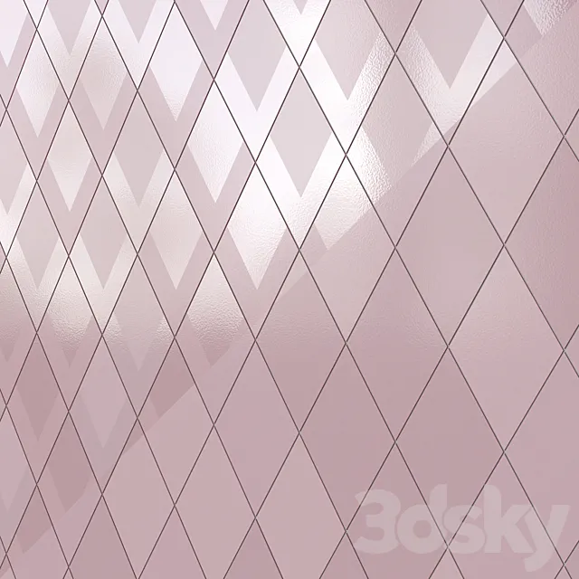 Tiles WOW FLOW DIAMOND 3D Model