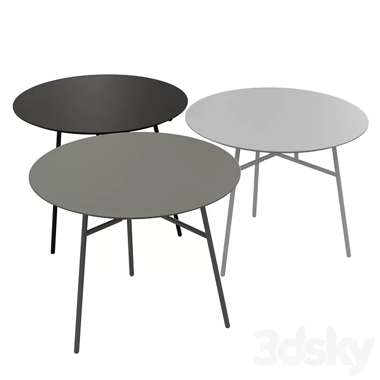 Tilt top table 3D Model