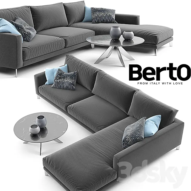 TIME BREAK SECTIONAL SOFA 3DModel