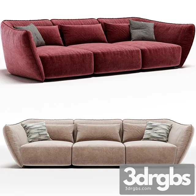 Timeless Sofa By Natuzzi Italia 3D Model Free