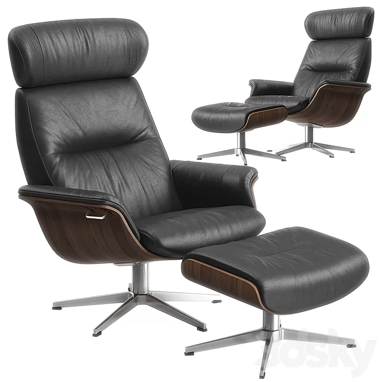 Timeout armchair by Conform 3D Model