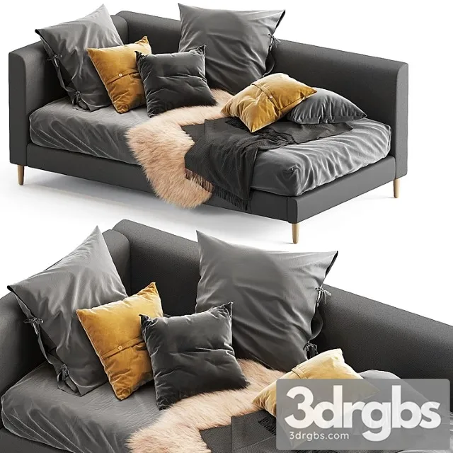 Timo Upholstered Sofa Bed 3D Model Free