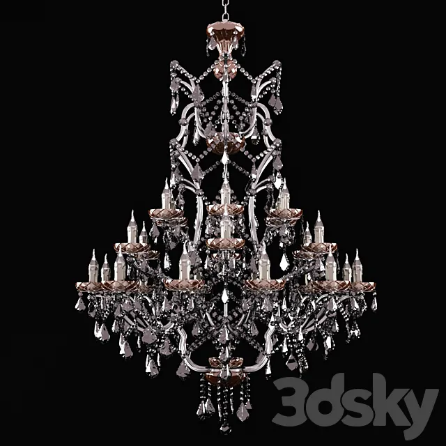 Timothy Oulton Crystal Chandelier Large 3DModel