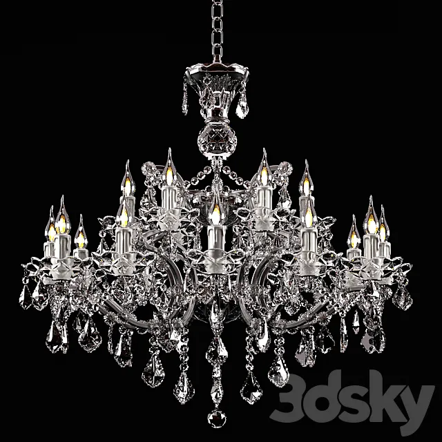 Timothy Oulton Crystal Chandelier Medium 3DModel