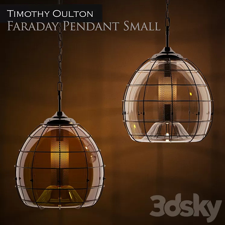 Timothy Oulton Faraday Pendant Small 3D Model