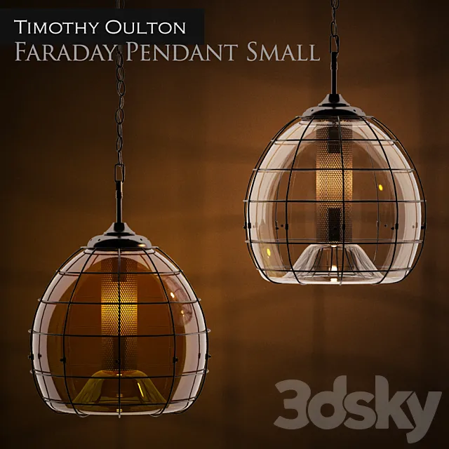 Timothy Oulton Faraday Pendant Small 3DModel