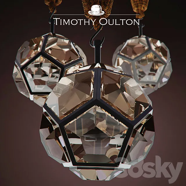 Timothy Oulton Geode Pendant 3D Model