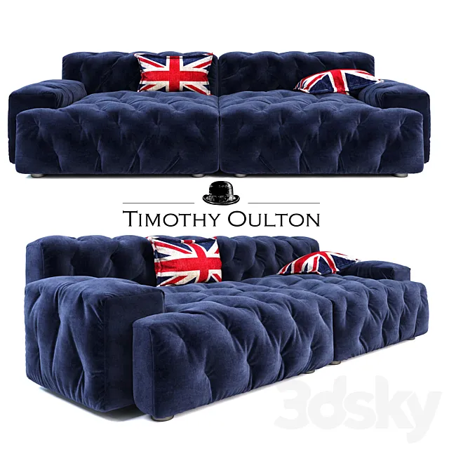 Timothy Oulton Pincushion Sectional Sofa 3DModel