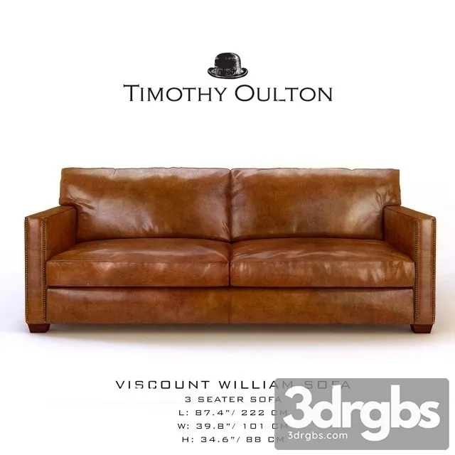 Timothy Oulton Viscount William Sofa 3D Model Free
