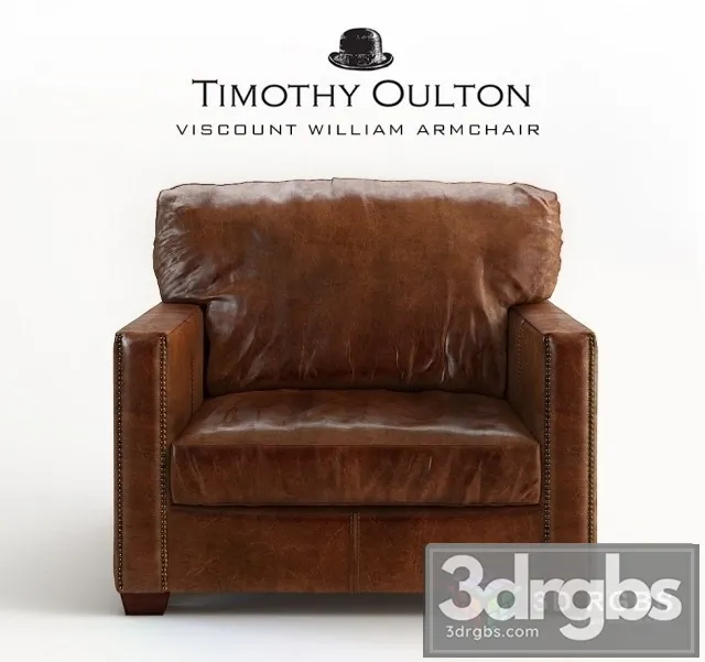 Timothy OultonWilliam Armchair 3D Model Free