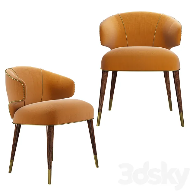 Tippi Dining Chair 3D Model