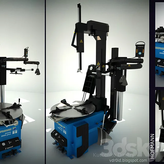 Tire changer HOFMANN 3D Model