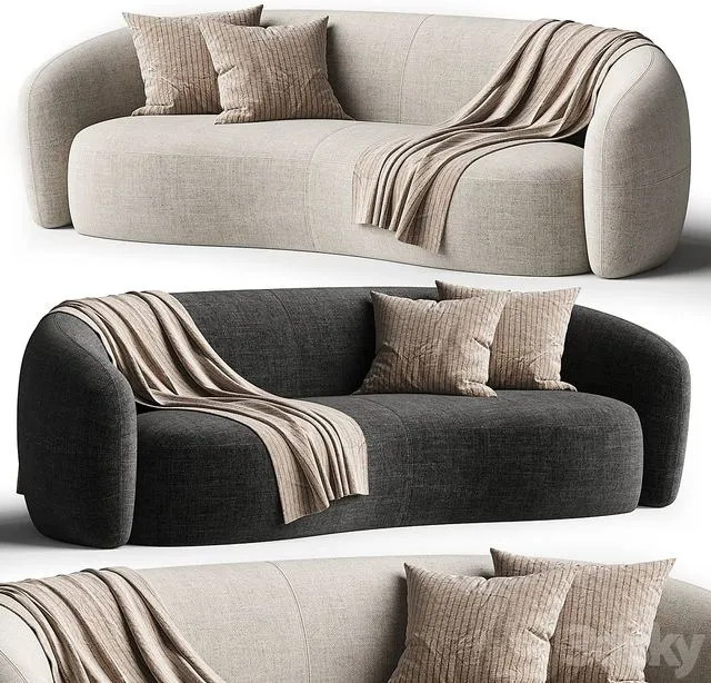 Tivoli SOFA Meroni va Kolzani 3D Model
