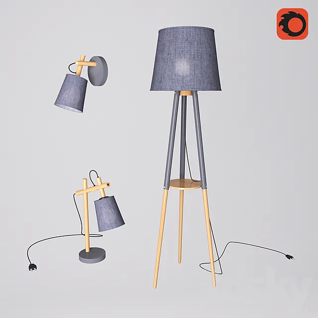 TK LIGHTING SET 3D Model