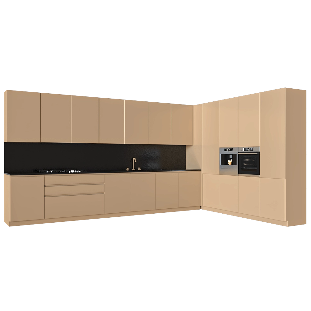 TM Italia - Kitchen Composizione Angolare Con Isola 3D Model