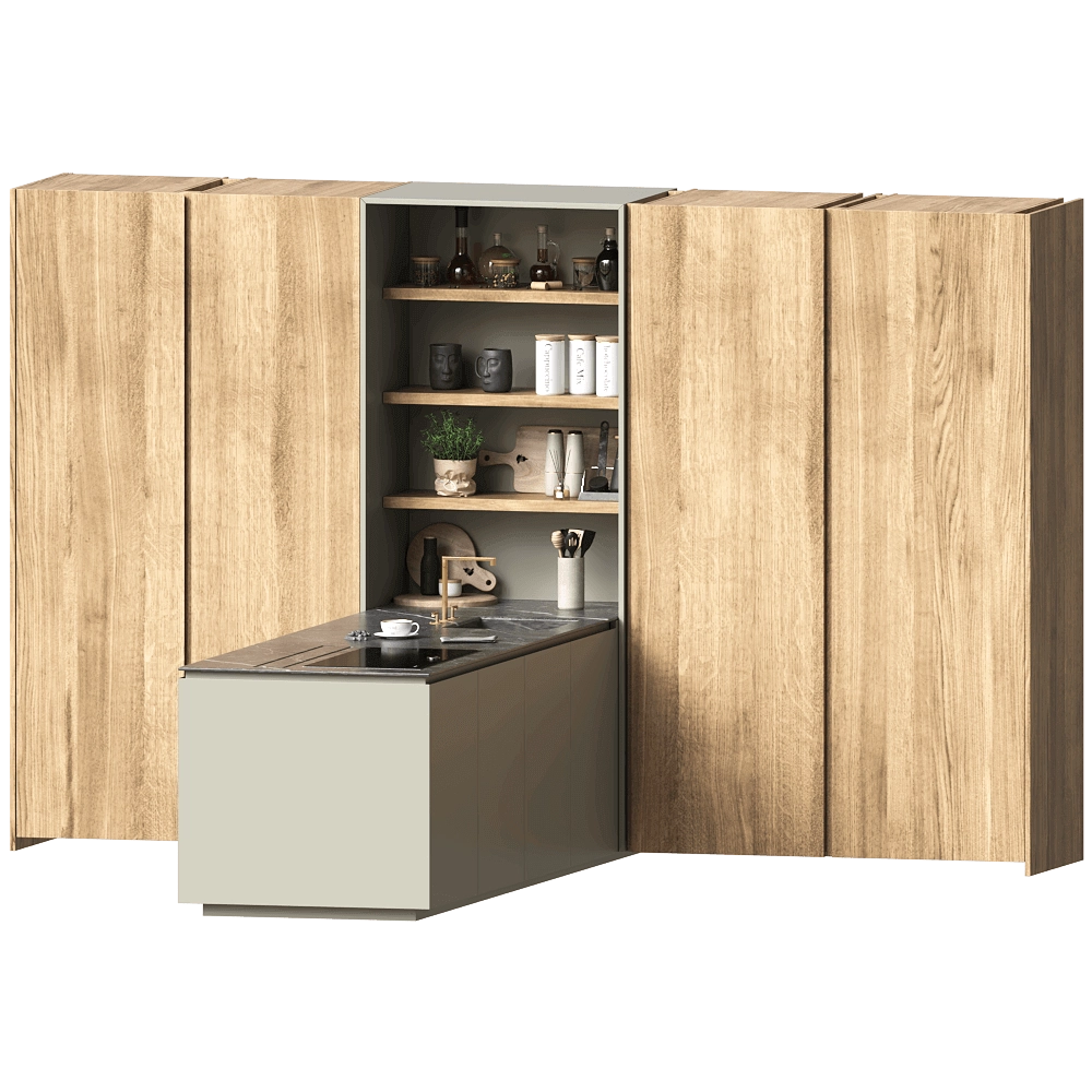 TM Italia - Kitchen T45 2 3D Model