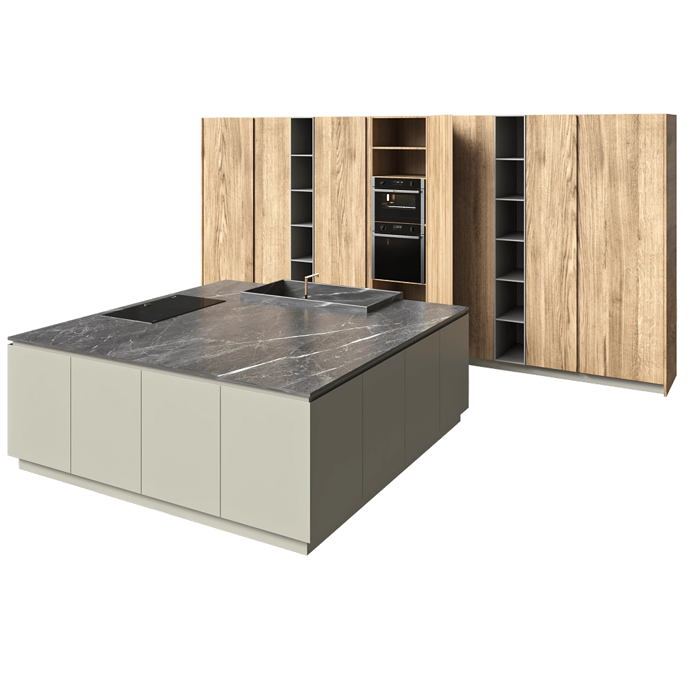 TM Italia - Kitchen T45 3 3D Model