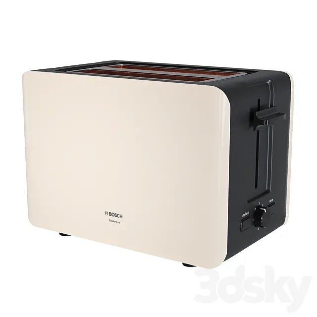 Toaster Bosch TAT6A117 3D Model