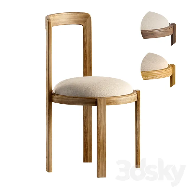 Tobie Dining Chair 3D Model