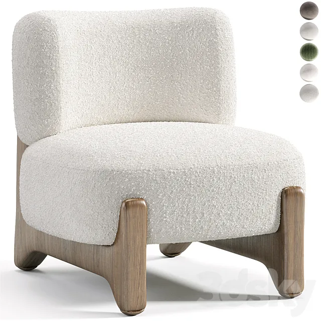 Tobo armchair 3D Model