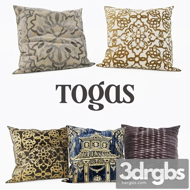 Togas – decorative set 2 3D Model Download