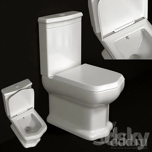Toilet 3D Model