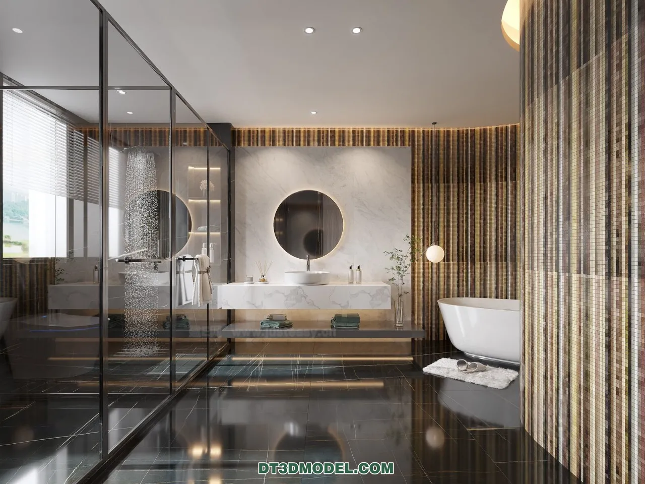 TOILET - 3D Model For Interior Design - 11406