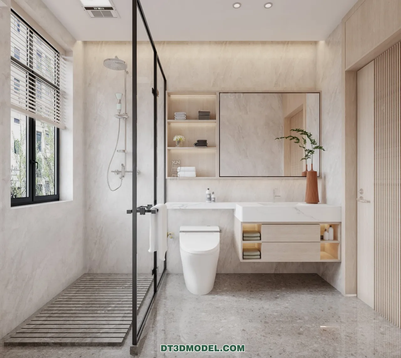 TOILET - 3D Model For Interior Design - 11408