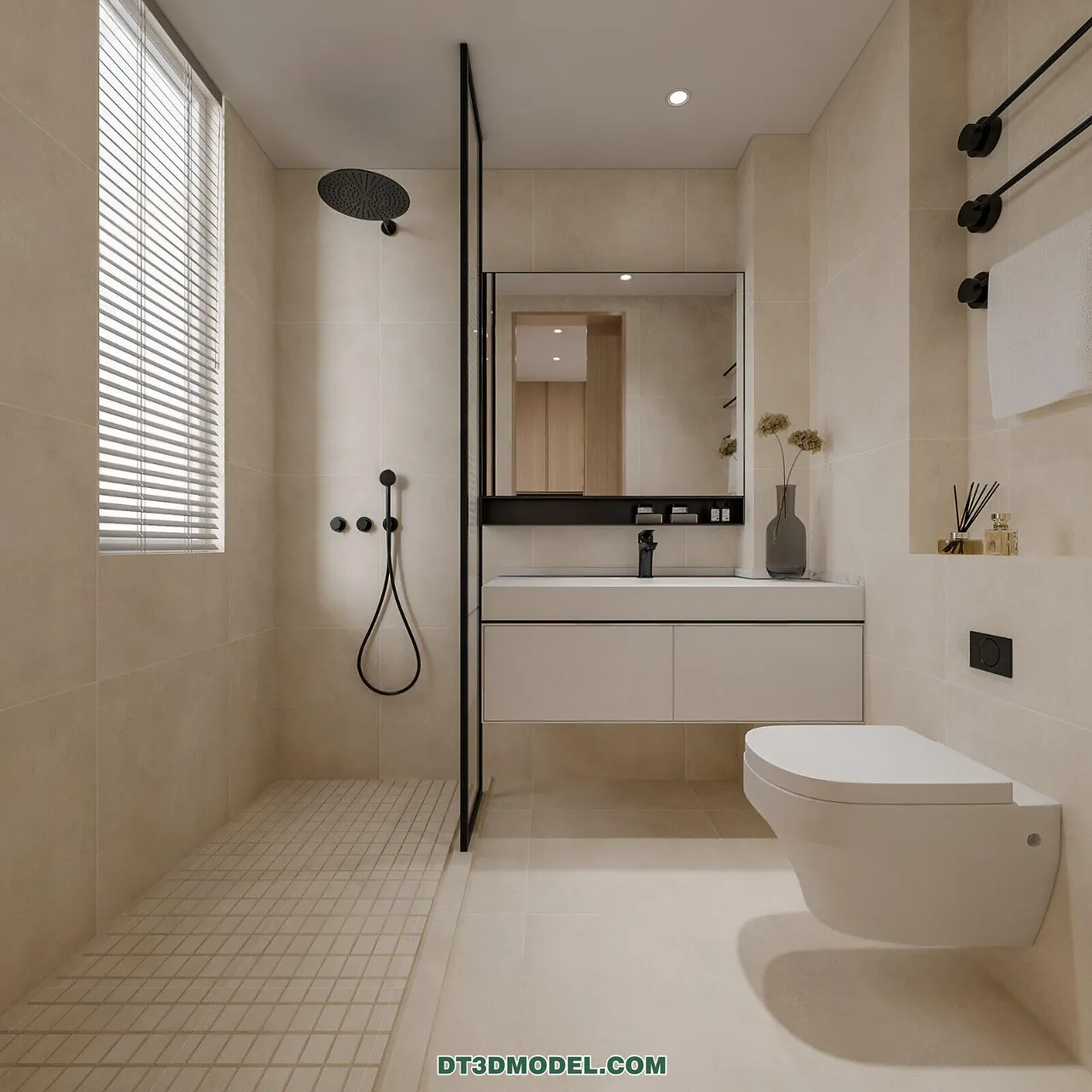 TOILET - 3D Model For Interior Design - 11409