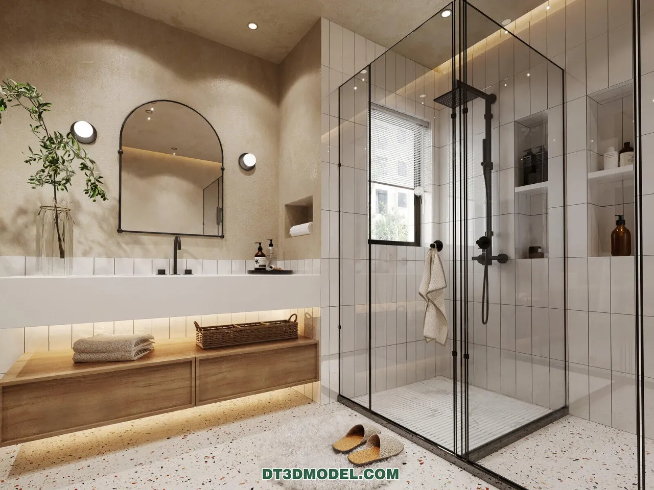 TOILET - 3D Model For Interior Design - 11429