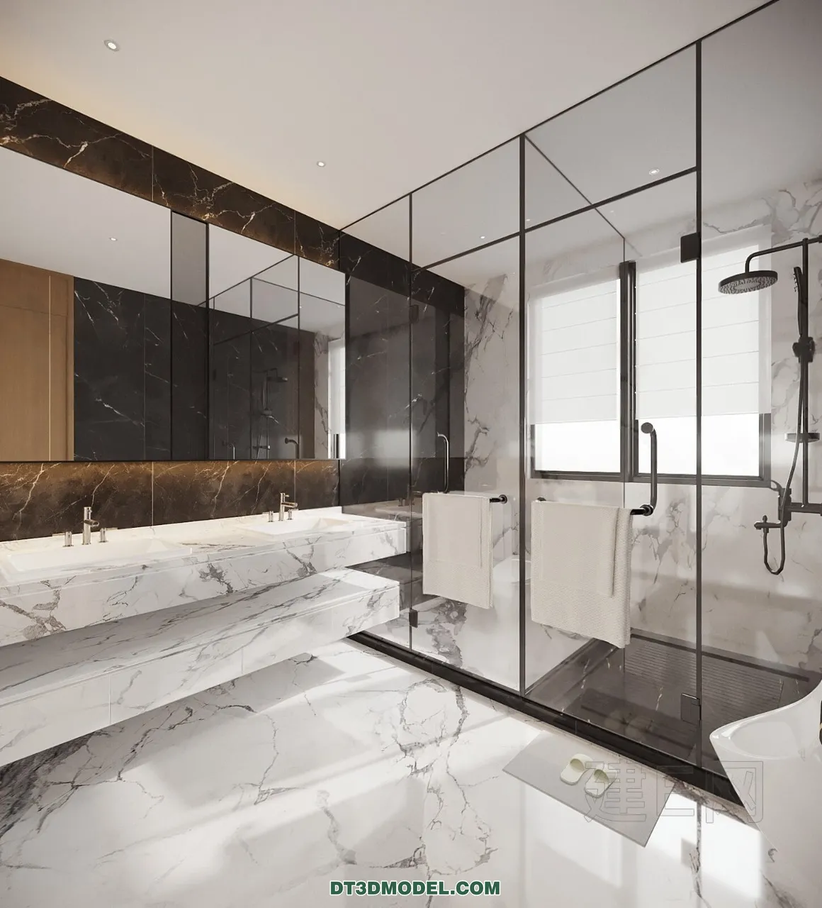 TOILET - 3D Model For Interior Design - 11438