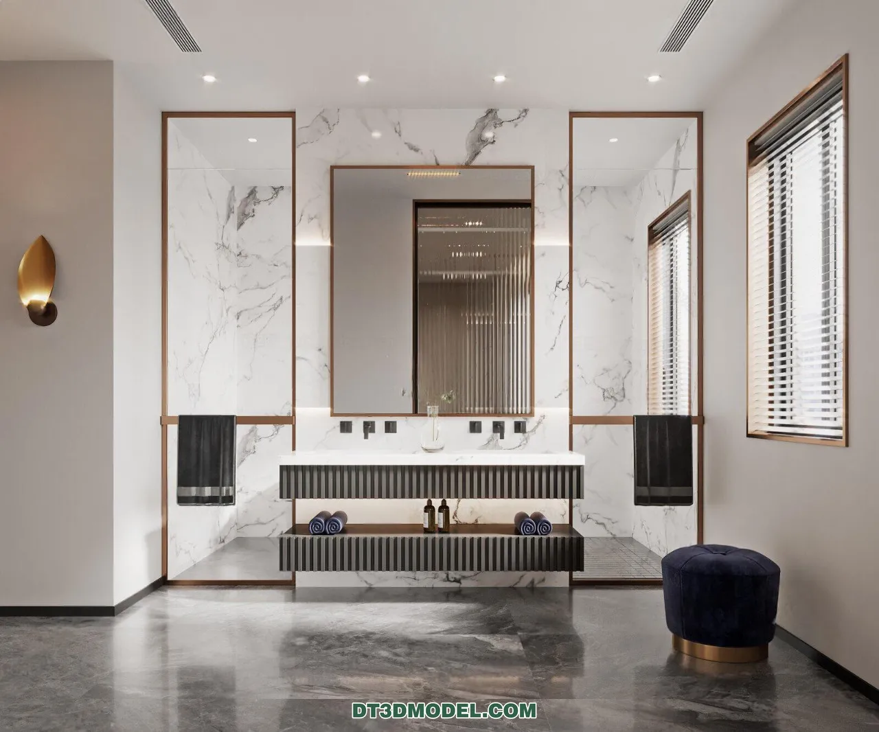 TOILET - 3D Model For Interior Design - 11441