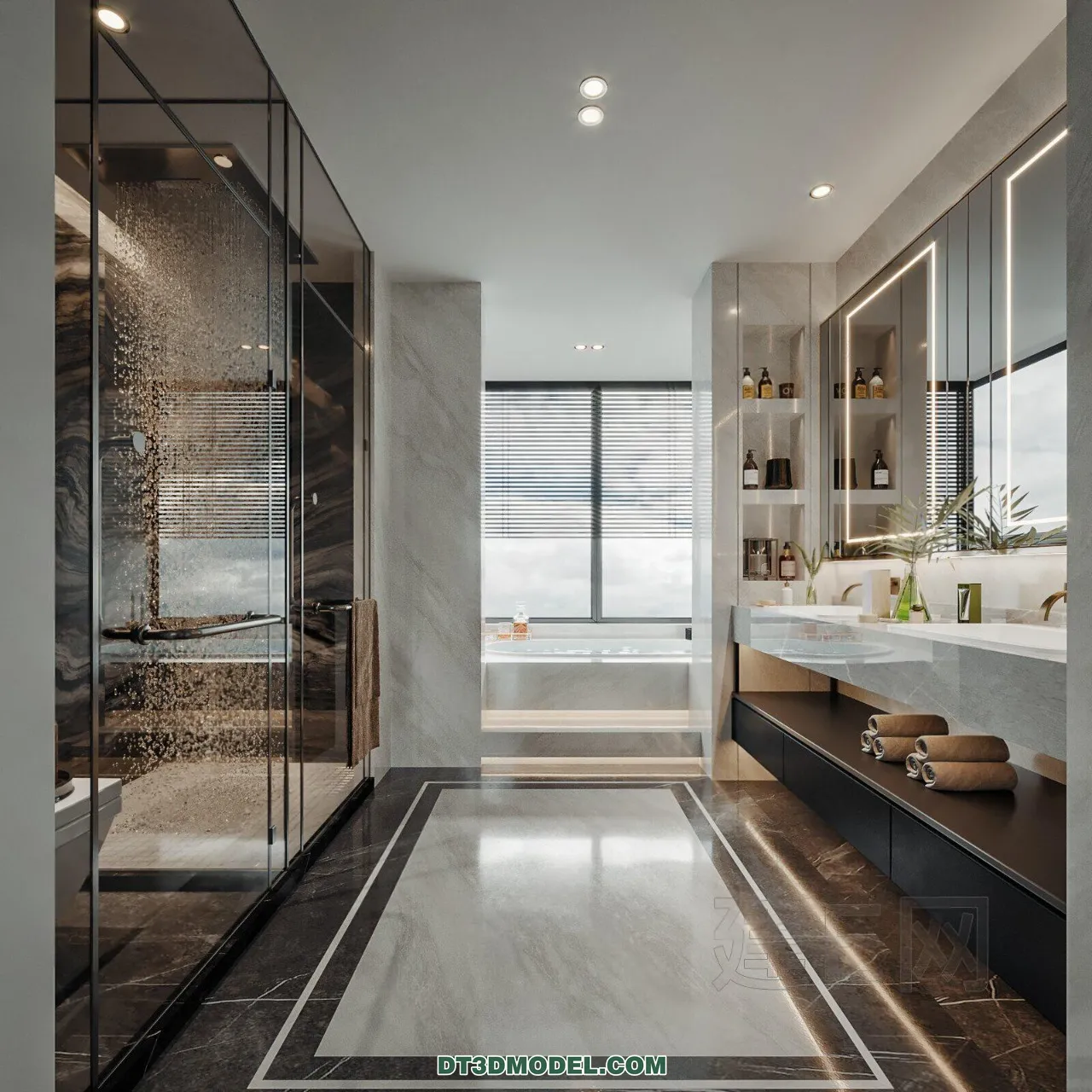 TOILET - 3D Model For Interior Design - 11453