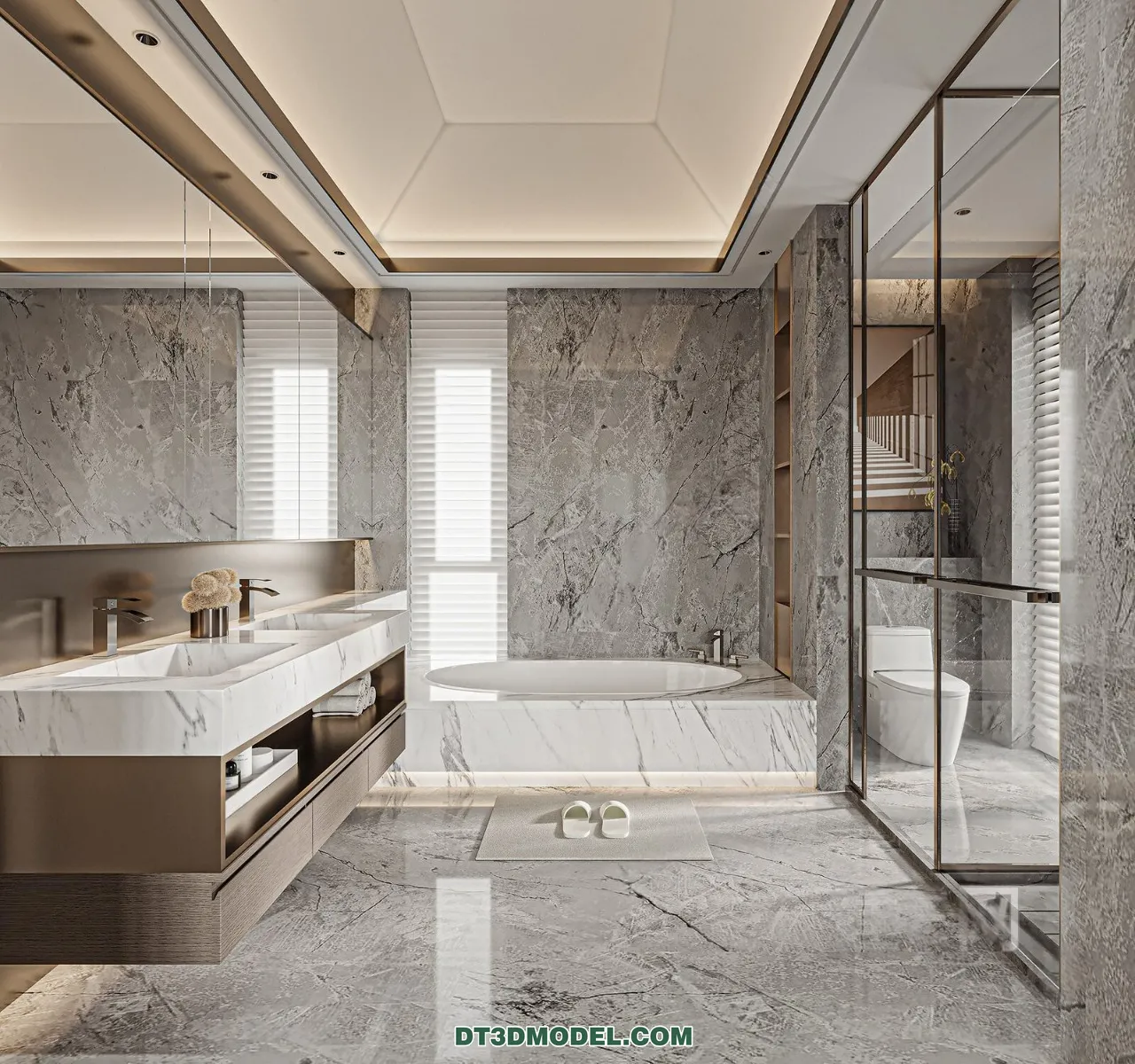 TOILET - 3D Model For Interior Design - 11460