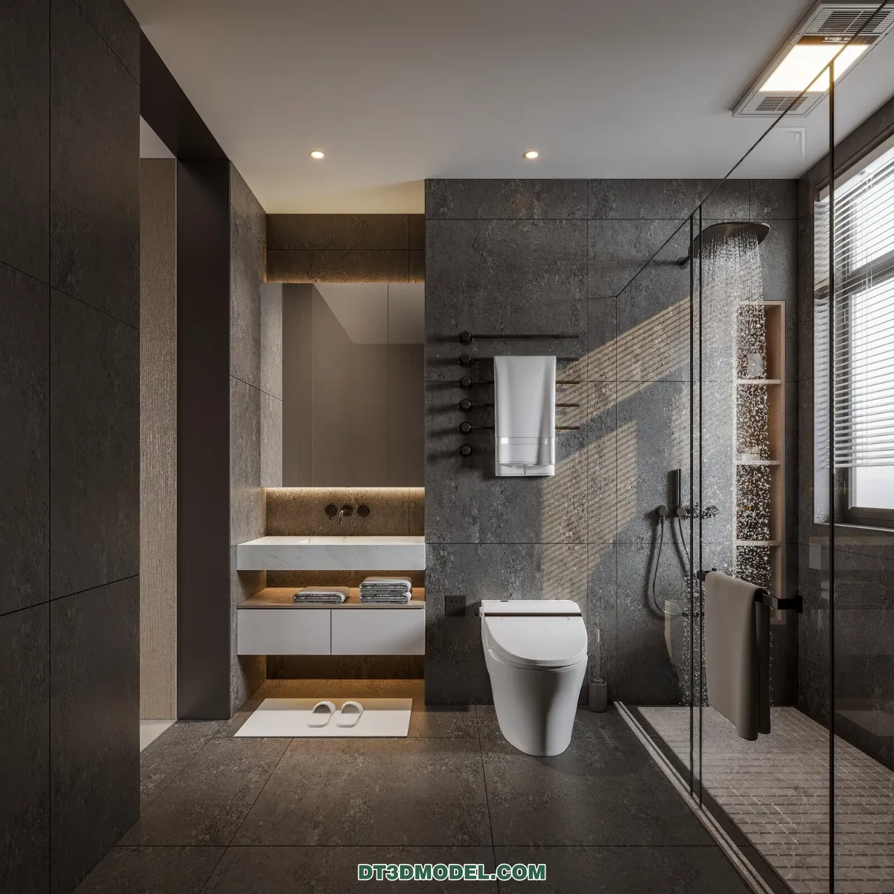 TOILET - 3D Model For Interior Design - 11465