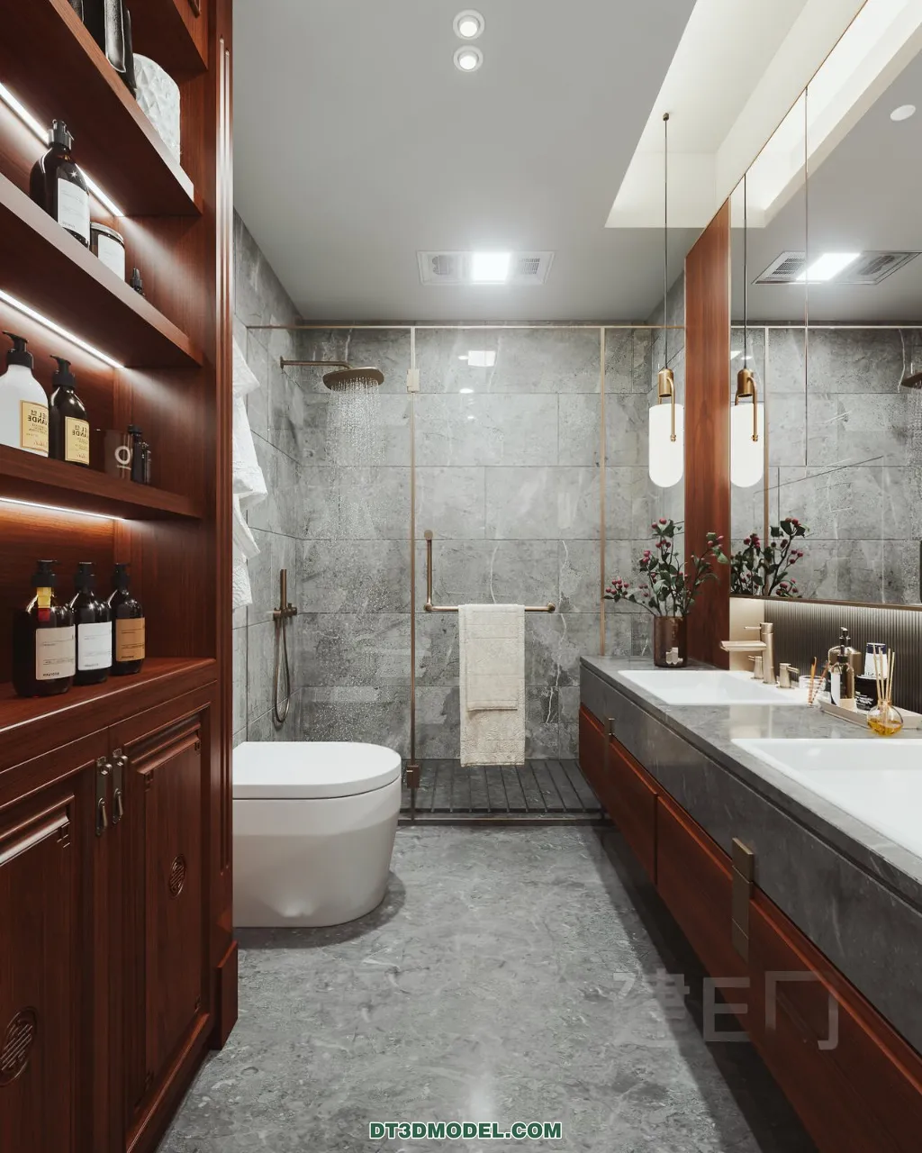 TOILET - 3D Model For Interior Design - 11469