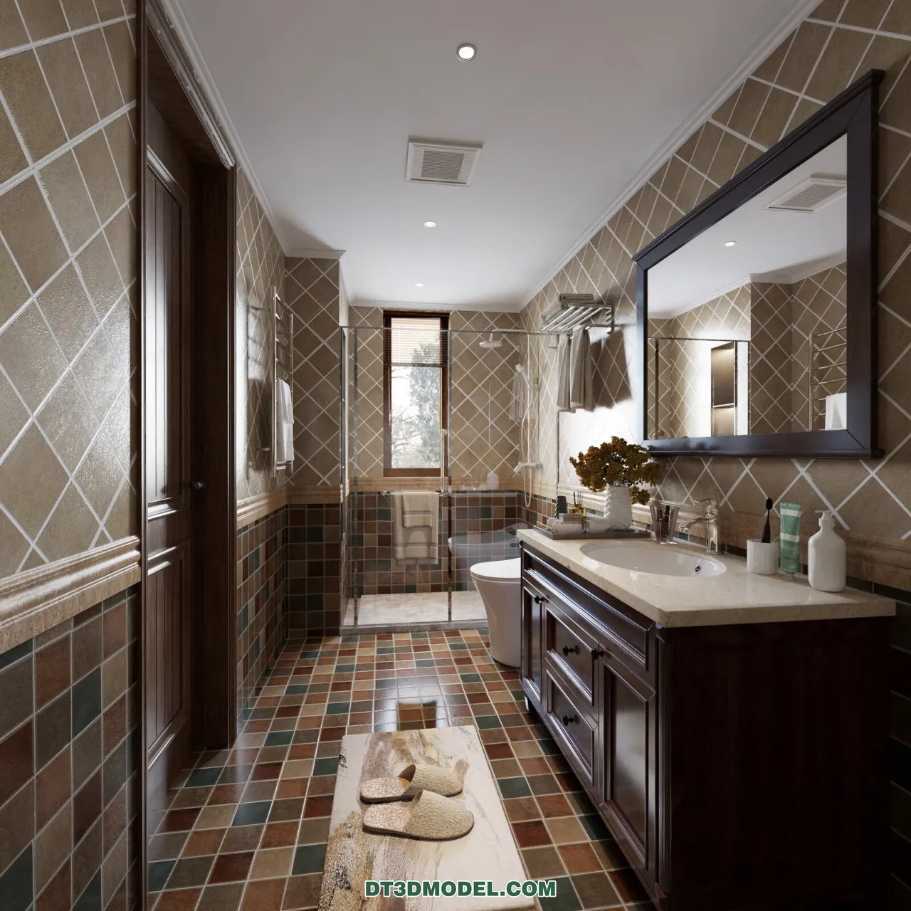 TOILET - 3D Model For Interior Design - 11471