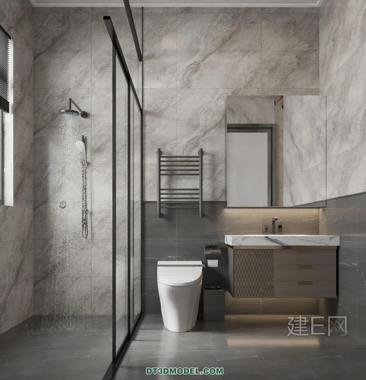 TOILET - 3D Model For Interior Design - 11472