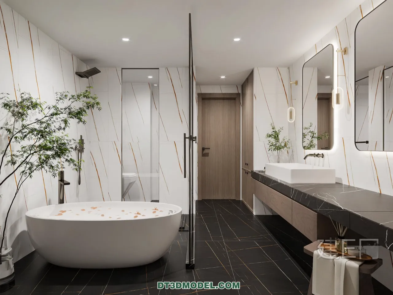 TOILET - 3D Model For Interior Design - 11473