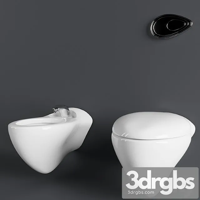 Toilet Bidet Noken By Zaha Hadid 3D Model Free