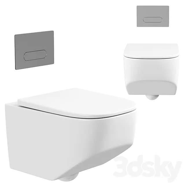 Toilet bowl Art&Max Liberty 3DModel